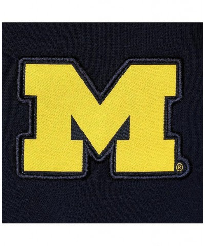 Men's Navy Michigan Wolverines AV-15 2.0 Pullover Hoodie $47.00 Sweatshirt