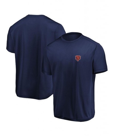 Men's Navy Chicago Bears Showtime Logo Cool Base T-shirt $19.35 T-Shirts