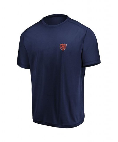 Men's Navy Chicago Bears Showtime Logo Cool Base T-shirt $19.35 T-Shirts