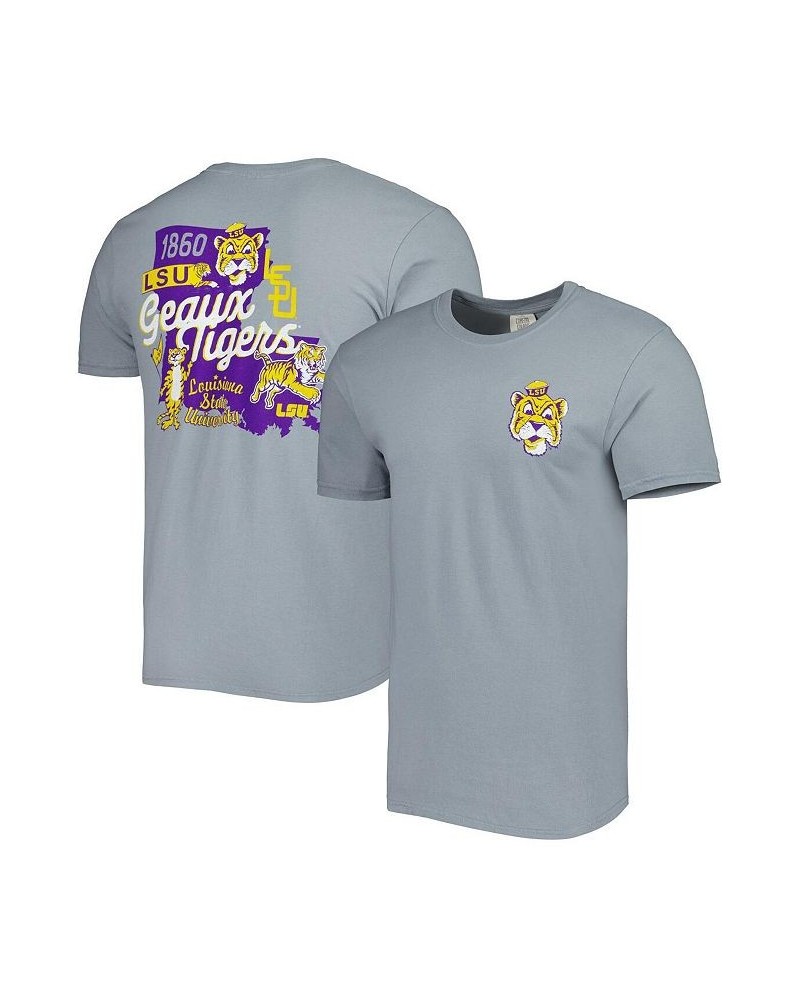 Men's Graphite LSU Tigers Vault State Comfort T-shirt $20.70 T-Shirts