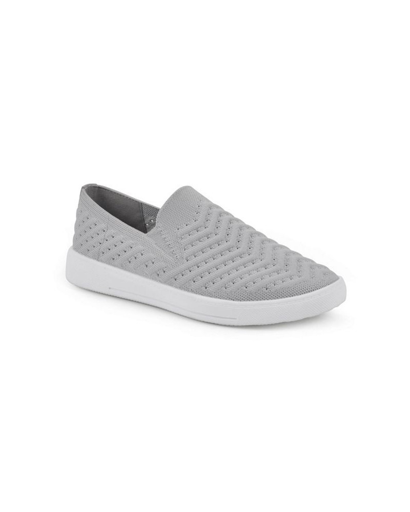 Women's Courage Slip-On Sneakers Gray $31.74 Shoes