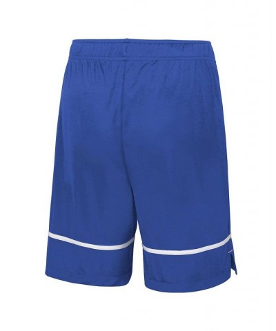 Men's Royal Los Angeles Rams Combine Authentic Rusher Training Shorts $24.00 Shorts