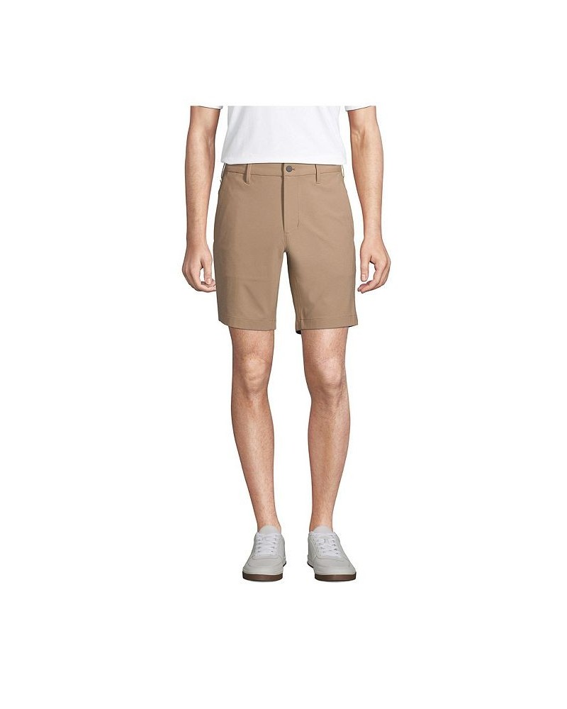 Men's Straight Fit Flex Performance Chino Shorts Tan/Beige $30.73 Shorts