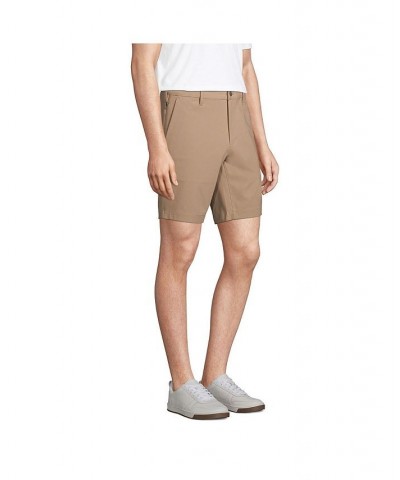 Men's Straight Fit Flex Performance Chino Shorts Tan/Beige $30.73 Shorts