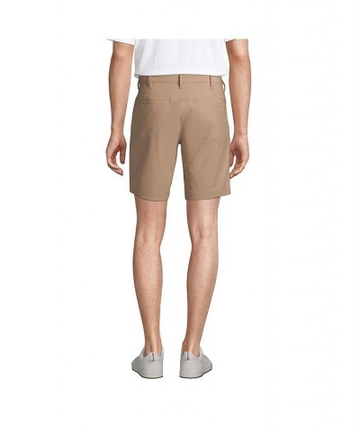 Men's Straight Fit Flex Performance Chino Shorts Tan/Beige $30.73 Shorts