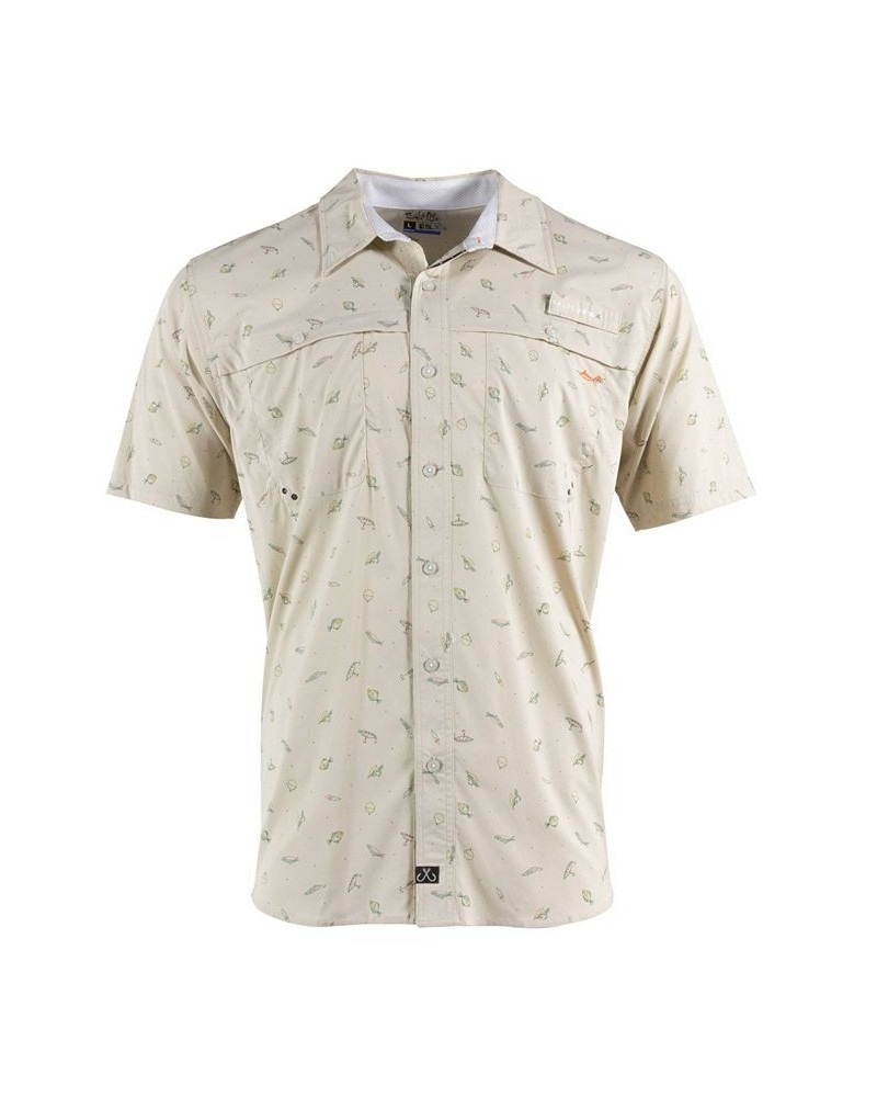 Men's Fish N Lures Performance Woven Short Sleeve Shirt $33.44 Shirts