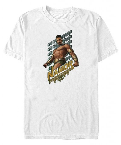 Men's Namor Name Short Sleeve T-shirt White $16.80 T-Shirts