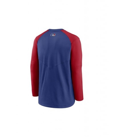 Men's Chicago Cubs Authentic Collection Pre-Game Crew Sweatshirt $48.59 Sweatshirt