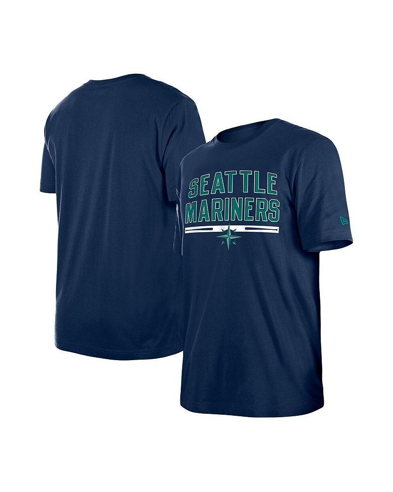 Men's Navy Seattle Mariners Batting Practice T-shirt $19.20 T-Shirts