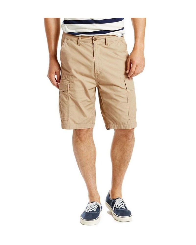 Men's Big and Tall Loose Fit Carrier Cargo Shorts Tan/Beige $27.49 Shorts