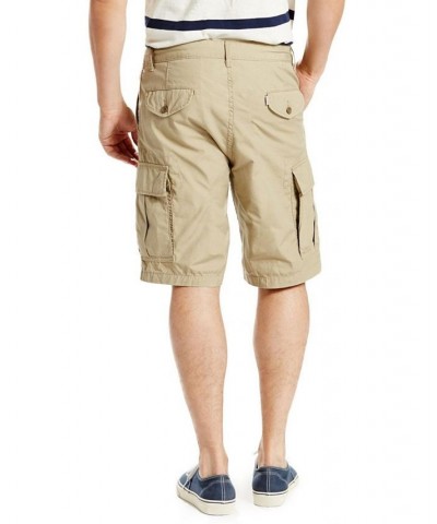 Men's Big and Tall Loose Fit Carrier Cargo Shorts Tan/Beige $27.49 Shorts