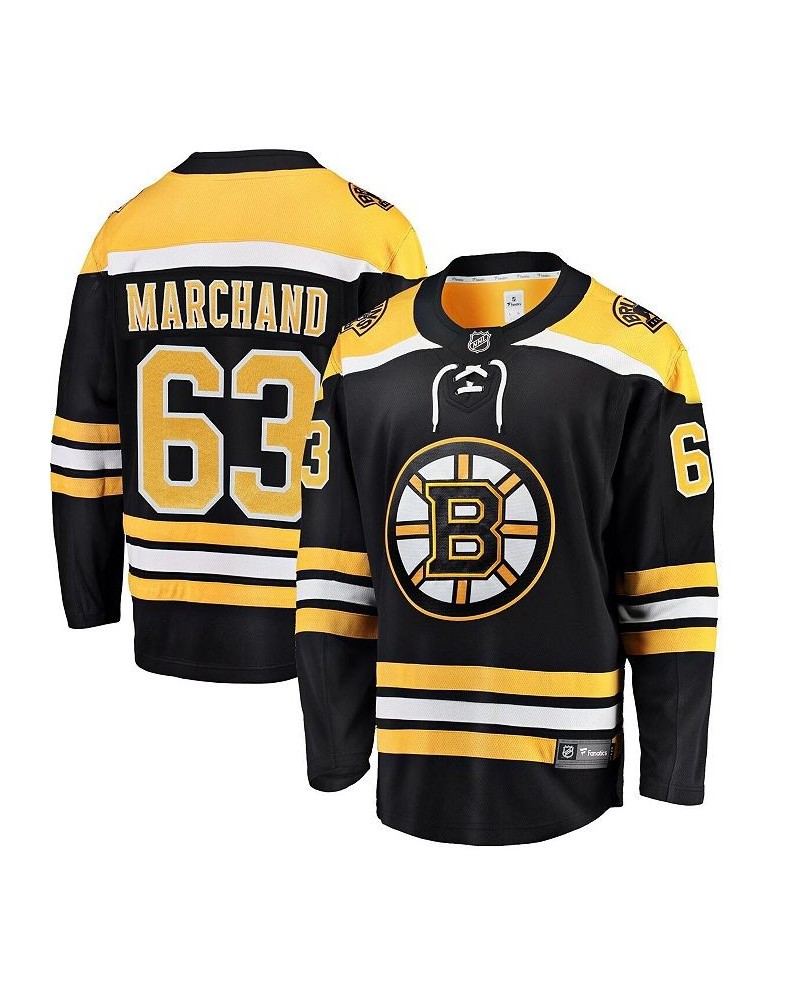 Men's Brad Marchand Black Boston Bruins Breakaway Player Jersey $86.95 Jersey