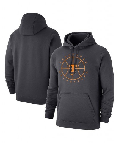 Men's Anthracite Tennessee Volunteers Basketball Icon Club Fleece Pullover Hoodie $44.19 Sweatshirt