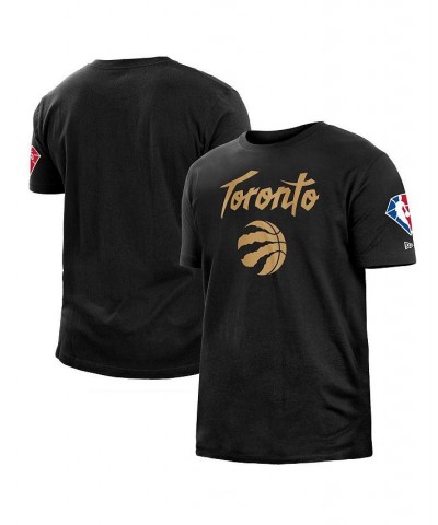 Men's Black Toronto Raptors 2021/22 City Edition Brushed Jersey T-shirt $20.51 T-Shirts