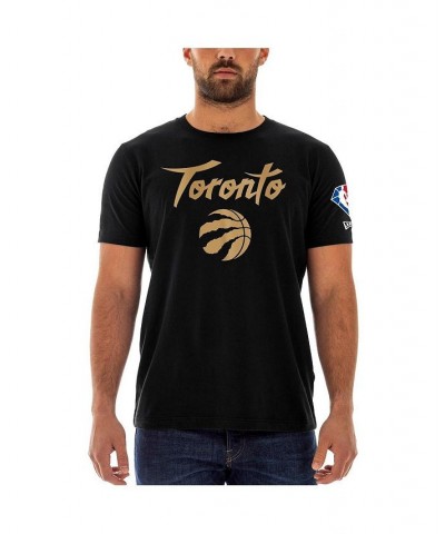 Men's Black Toronto Raptors 2021/22 City Edition Brushed Jersey T-shirt $20.51 T-Shirts