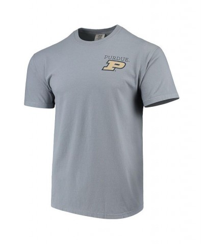 Men's Gray Purdue Boilermakers Team Comfort Colors Campus Scenery T-shirt $16.80 T-Shirts