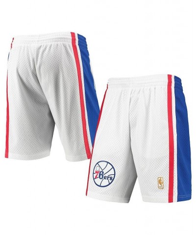 Men's White Philadelphia 76ers 1996-97 Hardwood Classics Swingman Shorts $44.10 Shorts