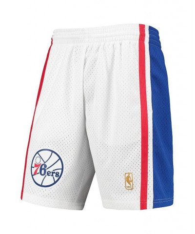 Men's White Philadelphia 76ers 1996-97 Hardwood Classics Swingman Shorts $44.10 Shorts