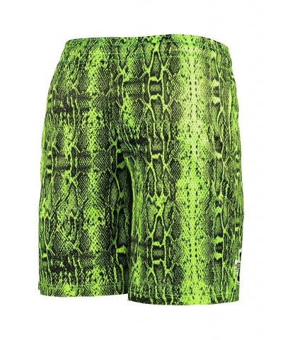 Men's Neon Green Pittsburgh Steelers Summer Pop Shorts $36.00 Shorts