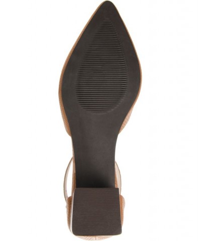 Women's Cameela T-Strap Heel Brown $41.60 Shoes