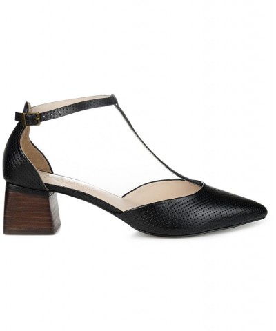 Women's Cameela T-Strap Heel Brown $41.60 Shoes