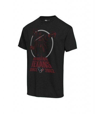 Men's Black Houston Texans Disney Star Wars Empire Title Crawl T-shirt $14.40 T-Shirts