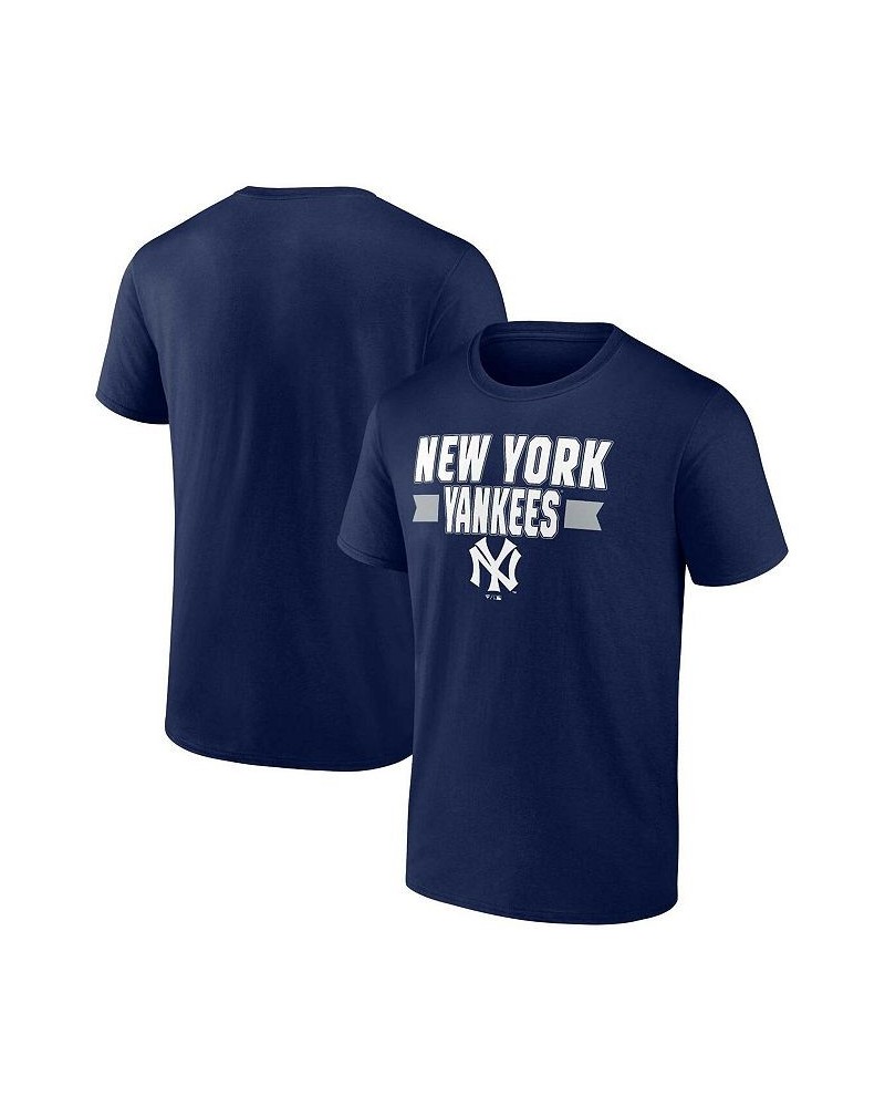 Men's Branded Navy New York Yankees Close Victory T-shirt $23.59 T-Shirts