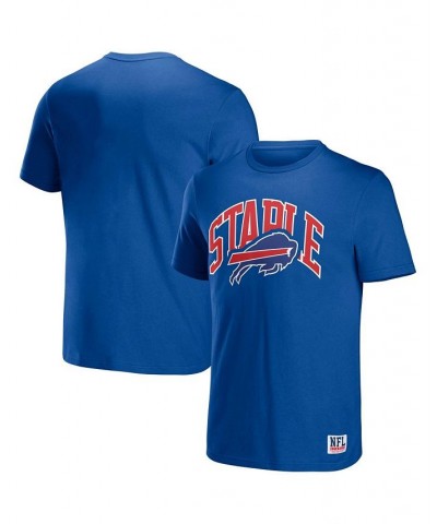 Men's NFL X Staple Royal Buffalo Bills Lockup Logo Short Sleeve T-shirt $18.55 T-Shirts