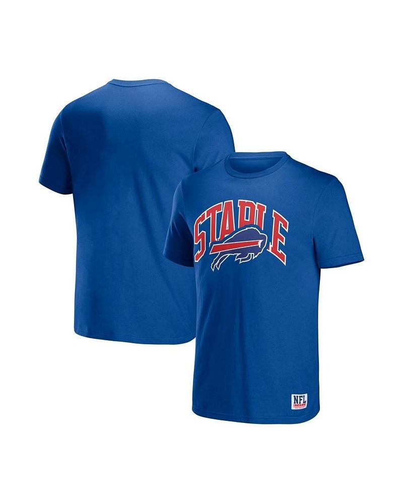 Men's NFL X Staple Royal Buffalo Bills Lockup Logo Short Sleeve T-shirt $18.55 T-Shirts