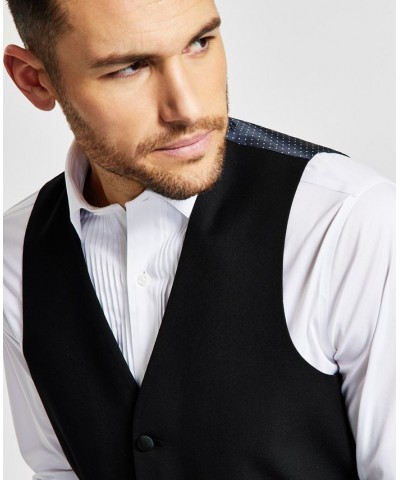 Men's Classic-Fit Stretch Black Tuxedo Vest Black $24.74 Vests