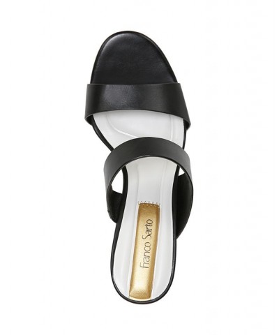 Olas Slide Dress Sandals Black $53.90 Shoes