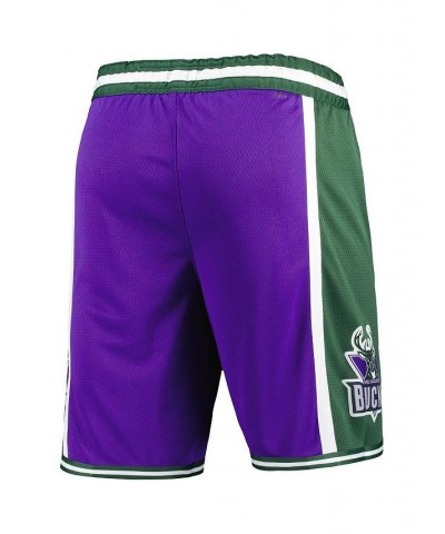 Men's Purple Milwaukee Bucks 2022/23 Classic Edition Swingman Performance Shorts $40.80 Shorts