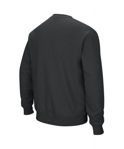 Men's Charcoal Oklahoma State Cowboys Arch and Logo Crew Neck Sweatshirt $24.60 Sweatshirt