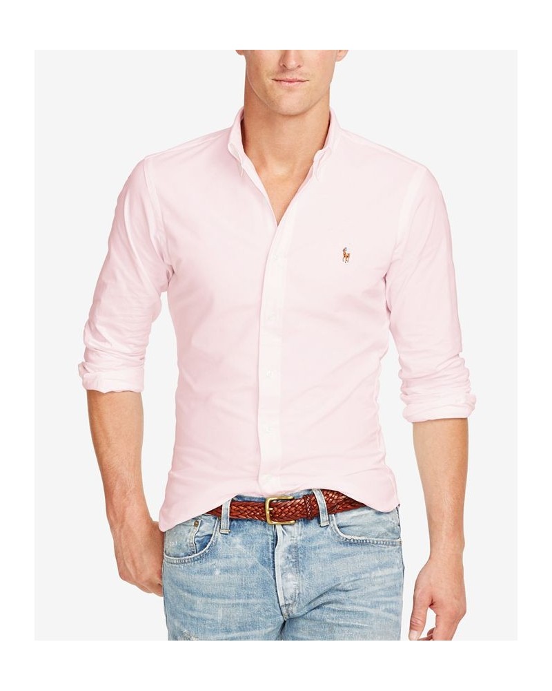 Slim-Fit Stretch-Oxford Shirt Pink $55.35 Shirts