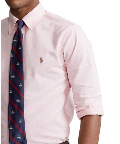 Slim-Fit Stretch-Oxford Shirt Pink $55.35 Shirts