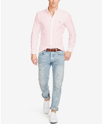 Slim-Fit Stretch-Oxford Shirt Pink $55.35 Shirts