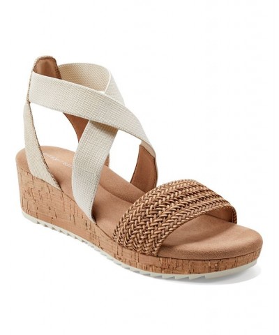 Women's Lorena Casual Strappy Wedge Sandals Multi $41.58 Shoes