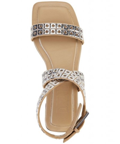 Women's Arina Ankle-Strap Sandals Tan/Beige $67.05 Shoes