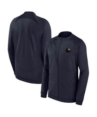 Men's Navy Barcelona Team Academy Pro Anthem Raglan Performance Full-Zip Jacket $44.85 Jackets