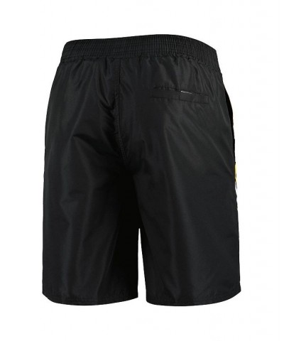 Men's Black Pittsburgh Penguins Sea Wind Swim Trunks $33.47 Swimsuits