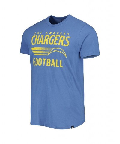 Men's Powder Blue Los Angeles Chargers Wordmark Rider Franklin T-shirt $21.44 T-Shirts