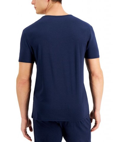 Men's Quick-Dry Split Neck Pajama T-Shirt PD02 $10.96 Pajama