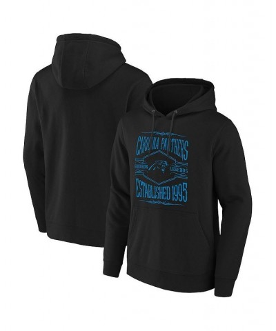 Men's NFL x Darius Rucker Collection by Black Carolina Panthers 2-Hit Pullover Hoodie $29.14 Sweatshirt