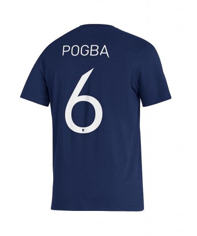 Men's Paul Pogba Navy Manchester United Name and Number Amplifier T-shirt $16.10 T-Shirts