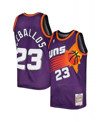 Men's Cedric Ceballos Purple Phoenix Suns 1996-97 Hardwood Classics Swingman Jersey $69.60 Jersey