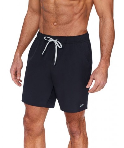 Men's Quick-Dry 7" Core Volley Swim Shorts Black $17.97 Swimsuits