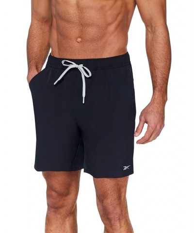 Men's Quick-Dry 7" Core Volley Swim Shorts Black $17.97 Swimsuits