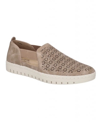 Women's Megafresh Comfort Flats Tan/Beige $29.40 Shoes