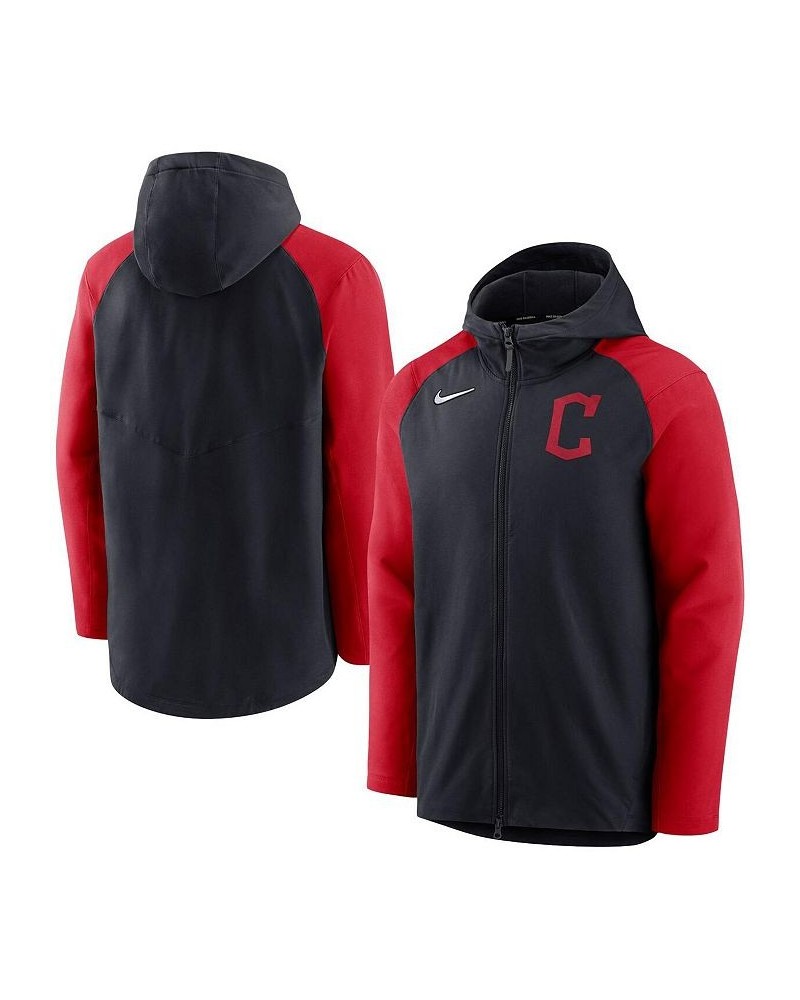 Men's Navy, Red Cleveland Guardians Authentic Collection Full-Zip Hoodie Performance Jacket $44.55 Jackets