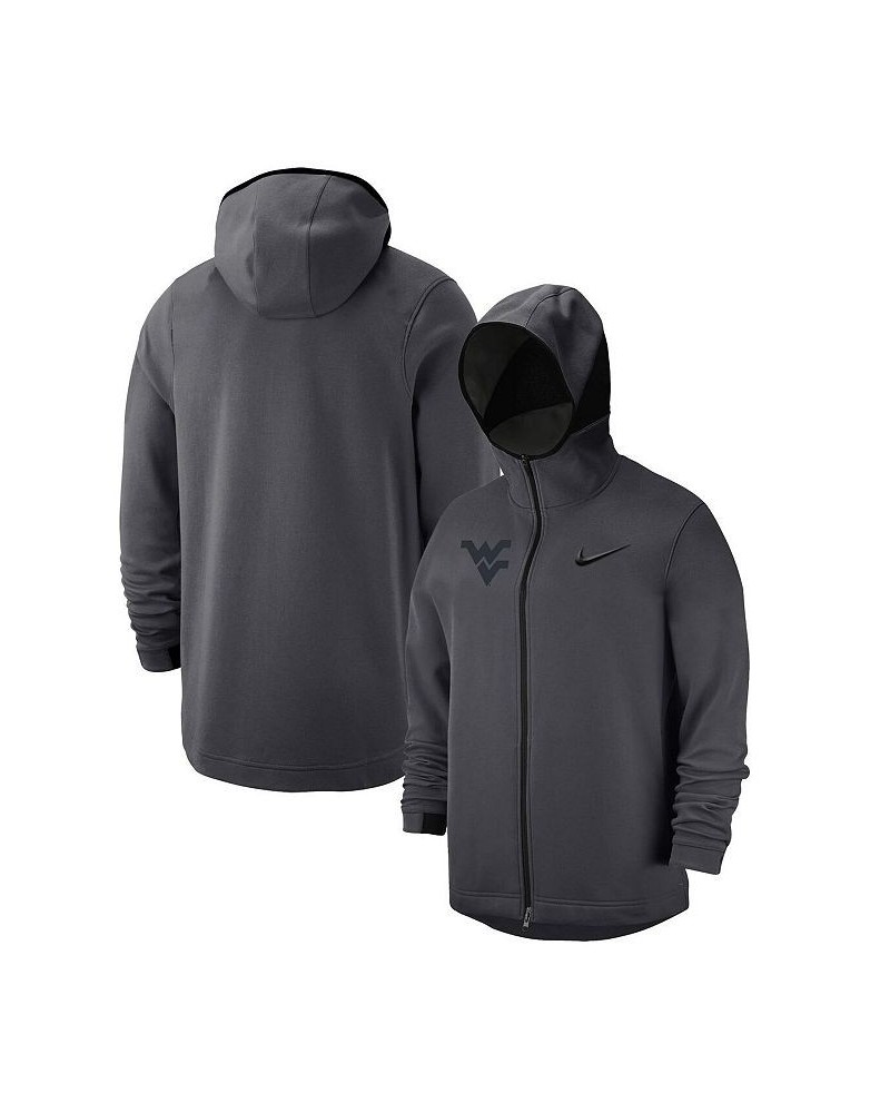 Men's Anthracite West Virginia Mountaineers Tonal Showtime Full-Zip Hoodie $49.40 Sweatshirt